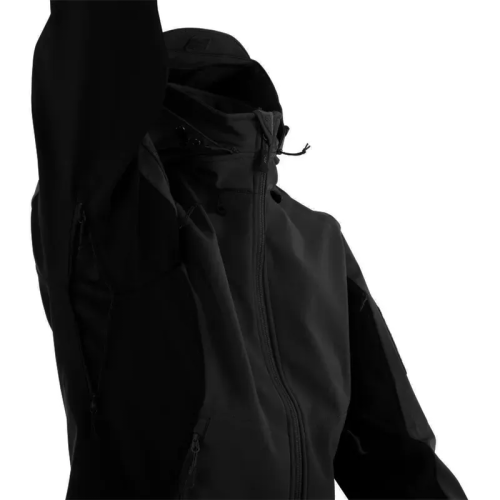 HELIKON-TEX ЖЕНСКАЯ КУРТКА HELIKON GUNFIGHTER SOFTSHELL BLACK KU-GUW-FM-01