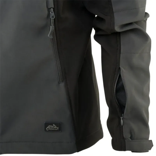 HELIKON-TEX ЖЕНСКАЯ КУРТКА HELIKON GUNFIGHTER SOFTSHELL GREY/BLACK KU-GUW-FM-3501A