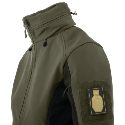HELIKON-TEX ЖЕНСКАЯ КУРТКА HELIKON GUNFIGHTER SOFTSHELL TAIGA GREEN KU-GUW-FM-0901A