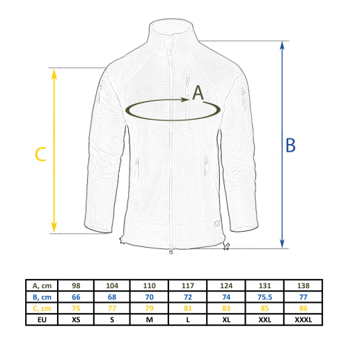 HELIKON-TEX КУРТКА ALPHA TACTICAL GRID FLEECE COYOTE BL-ALT-FG-11