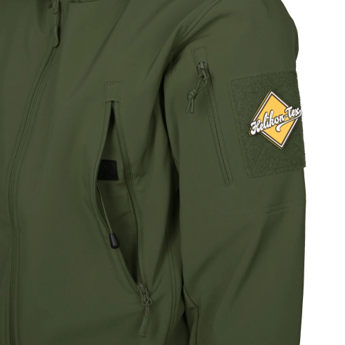 HELIKON-TEX КУРТКА GUNFIGHTER SHARK SKIN WINDBLOCKER TAIGA GREEN KU-GUN-FM-09