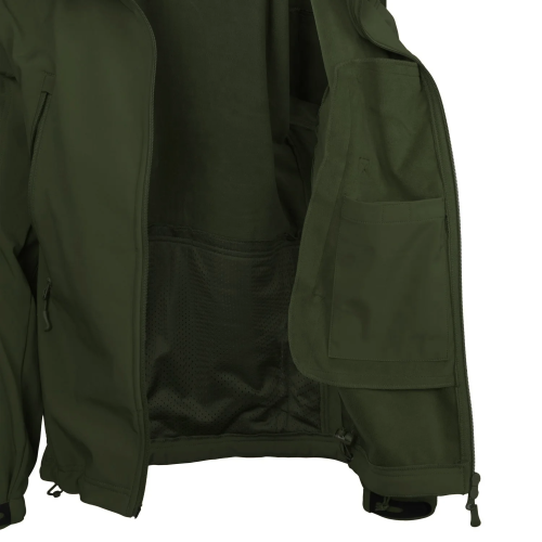 HELIKON-TEX КУРТКА GUNFIGHTER SHARK SKIN WINDBLOCKER TAIGA GREEN KU-GUN-FM-09