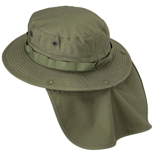 HELIKON-TEX ПАНАМА BOONIE - POLYCOTTON RIPSTOP OLIVE GREEN KA-BON-PR-02