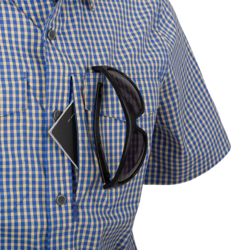 HELIKON-TEX СОРОЧКА COVERT CONCEALED CARRY SHORT SLEEVE SHIRT BLUE KO-CCS-CB-C4