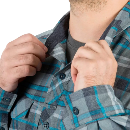 HELIKON-TEX РУБАШКА DEFENDER MK2 PILGRIM BLUE PLAID KO-DPG-SR-P6501