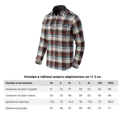 HELIKON-TEX РУБАШКА GREYMAN NYLON FOGGY MEADOW PLAID KO-GMN-NS-PI