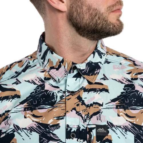 HELIKON-TEX СОРОЧКА TACTICAL HAWAIIAN SHORT SLEEVE PACIFIC KO-HAW-CB-1L