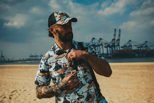 HELIKON-TEX СОРОЧКА TACTICAL HAWAIIAN SHORT SLEEVE PACIFIC KO-HAW-CB-1L