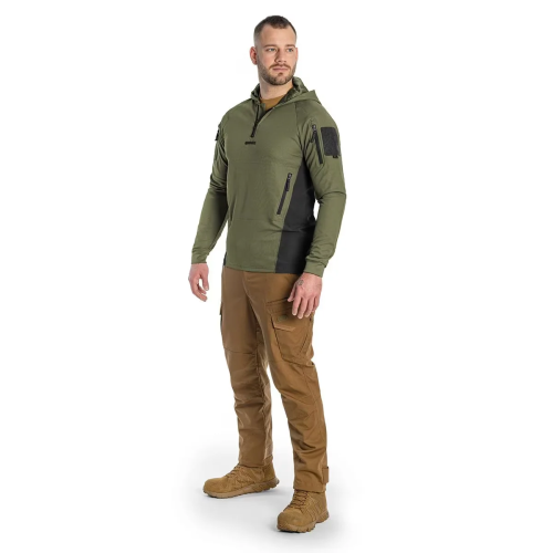 HELIKON-TEX ТАКТИЧНА СОРОЧКА RANGE HOODIE OLIVE GREEN BL-BRH-TC-0201A