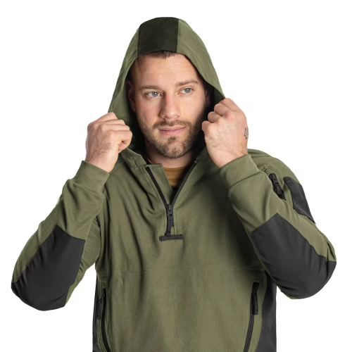HELIKON-TEX ТАКТИЧНА СОРОЧКА RANGE HOODIE OLIVE GREEN BL-BRH-TC-0201A