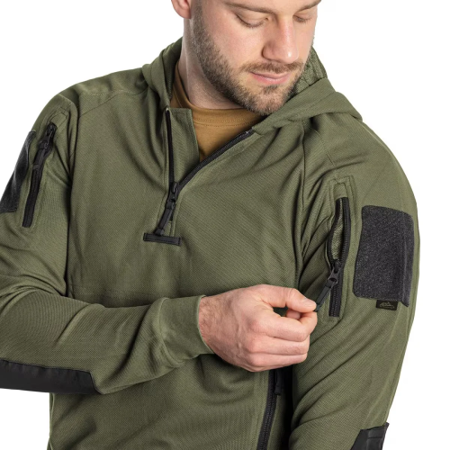 HELIKON-TEX ТАКТИЧНА СОРОЧКА RANGE HOODIE OLIVE GREEN BL-BRH-TC-0201A