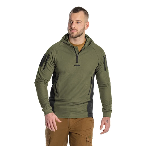 HELIKON-TEX ТАКТИЧНА СОРОЧКА RANGE HOODIE OLIVE GREEN BL-BRH-TC-0201A