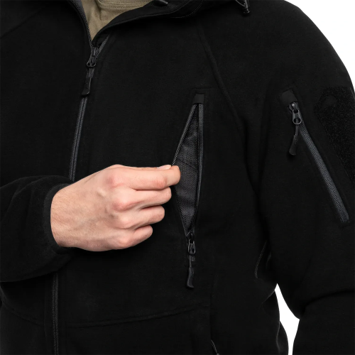 HELIKON-TEX ФЛИСОВАЯ КОФТА PATRIOT MK2 HYBRID FLEECE BLACK BL-PJ2-FH-01