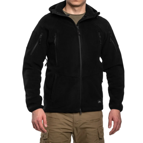 HELIKON-TEX ФЛИСОВАЯ КОФТА PATRIOT MK2 HYBRID FLEECE BLACK BL-PJ2-FH-01