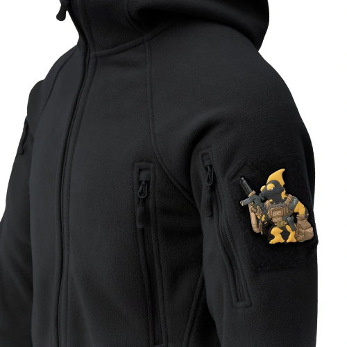 HELIKON-TEX ФЛИСОВАЯ КОФТА PATRIOT MK2 HYBRID FLEECE BLACK BL-PJ2-FH-01