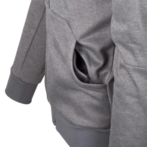 HELIKON-ТЕХ ТОЛСТОВКА НА БЛИСКАВЦІ TACTICAL HOODIE GREY MELANGE BL-UHF-PO-M3
