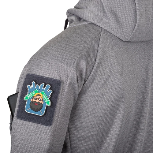HELIKON-ТЕХ ТОЛСТОВКА НА БЛИСКАВЦІ TACTICAL HOODIE GREY MELANGE BL-UHF-PO-M3