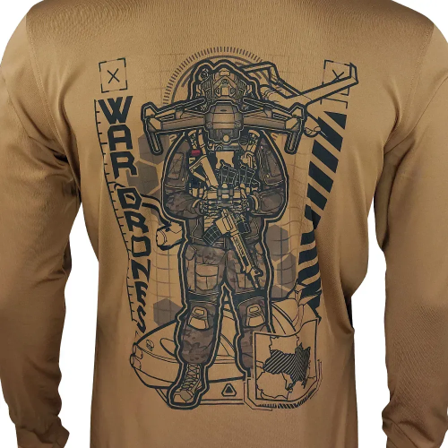 KRAMATAN TACTICAL DESIGN КОФТА БЕЗ КАПЮШОНА WAR DRONES COYOTE