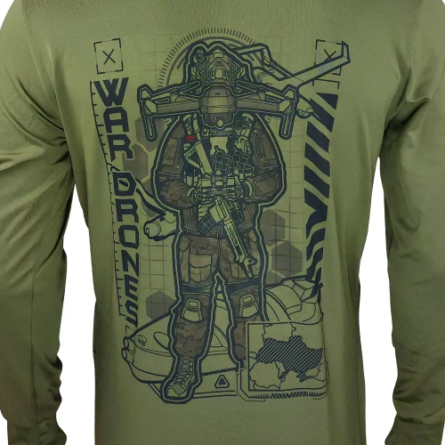 KRAMATAN TACTICAL DESIGN КОФТА БЕЗ КАПЮШОНА WAR DRONES OLIVE