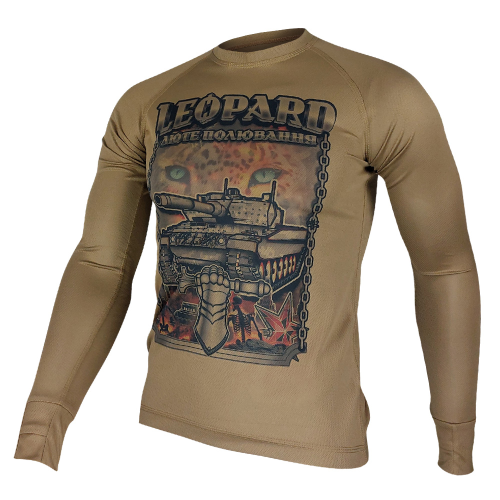KRAMATAN TACTICAL DESIGN ЛОНГСЛИВ LEOPARD ЛЮТАЯ ОХОТА COYOTE