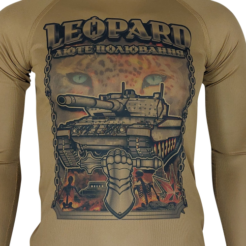 KRAMATAN TACTICAL DESIGN ЛОНГСЛИВ LEOPARD ЛЮТАЯ ОХОТА COYOTE