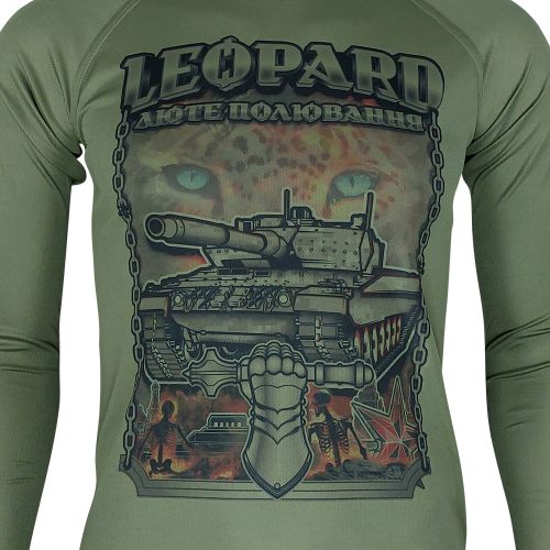 KRAMATAN TACTICAL DESIGN ЛОНГСЛИВ LEOPARD ЛЮТАЯ ОХОТА OLIVE