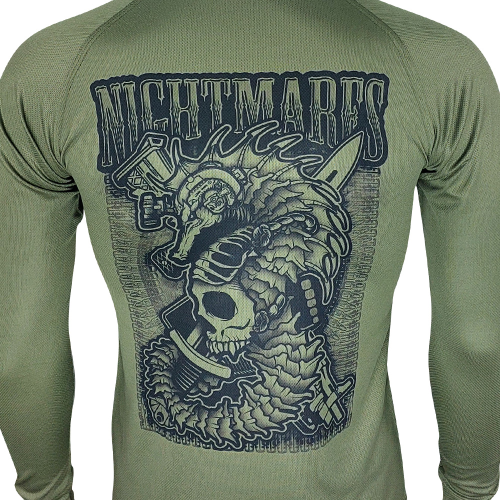 KRAMATAN TACTICAL DESIGN ЛОНГСЛИВ NIGHTMARES OLIVE