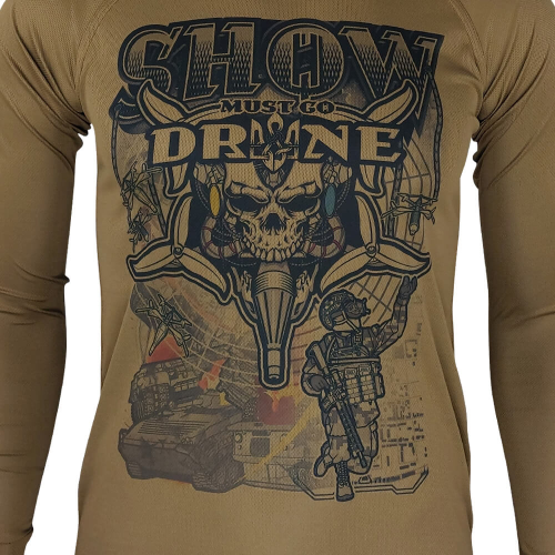 KRAMATAN TACTICAL DESIGN ЛОНГСЛИВ SHOW MUST GO DRONE COYOTE