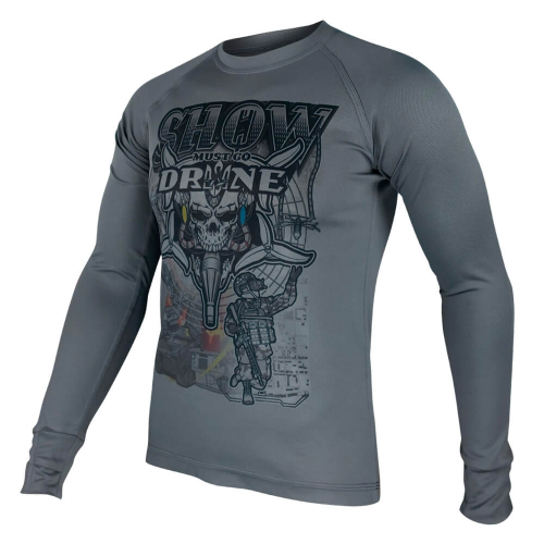 KRAMATAN TACTICAL DESIGN ЛОНГСЛИВ SHOW MUST GO DRONE GREY