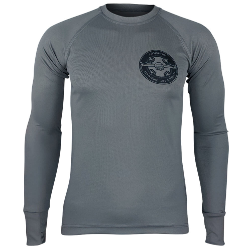KRAMATAN TACTICAL DESIGN ЛОНГСЛИВ WAR DRONES GREY