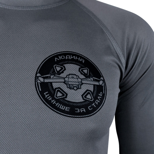 KRAMATAN TACTICAL DESIGN ЛОНГСЛИВ WAR DRONES GREY