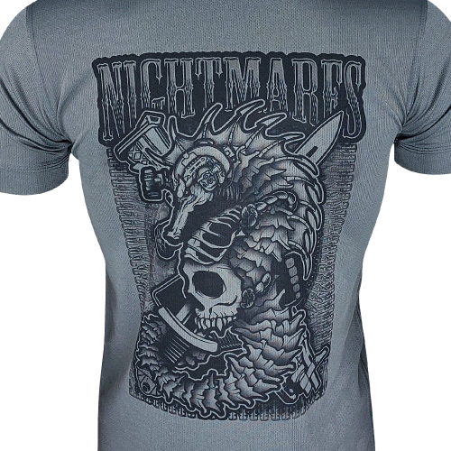 KRAMATAN TACTICAL DESIGN ФУТБОЛКА NIGHTMARES GREY