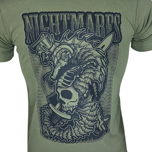 KRAMATAN TACTICAL DESIGN ФУТБОЛКА NIGHTMARES OLIVE