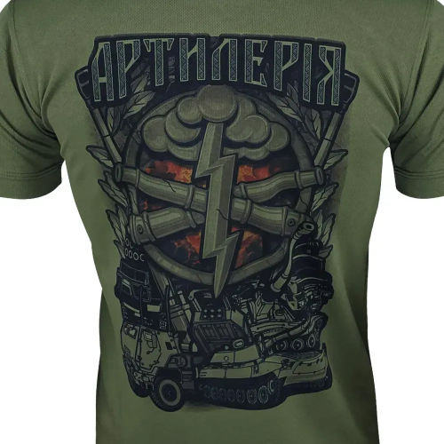 KRAMATAN TACTICAL DESIGN ФУТБОЛКА АРТИЛЕРІЯ OLIVE