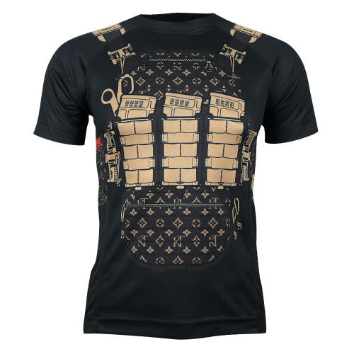 KRAMATAN TACTICAL DESIGN ФУТБОЛКА ГЛАМУРНЫЙ БРОНИК BLACK