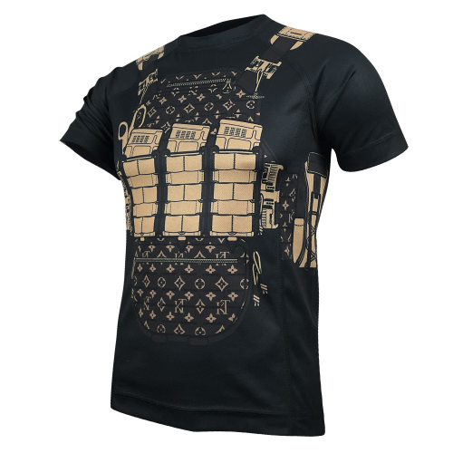 KRAMATAN TACTICAL DESIGN ФУТБОЛКА ГЛАМУРНЫЙ БРОНИК BLACK