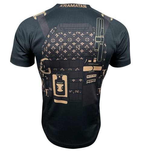 KRAMATAN TACTICAL DESIGN ФУТБОЛКА ГЛАМУРНЫЙ БРОНИК BLACK
