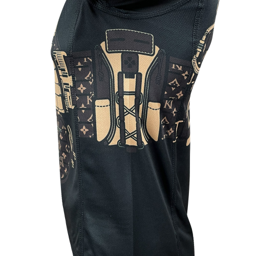 KRAMATAN TACTICAL DESIGN ФУТБОЛКА ГЛАМУРНЫЙ БРОНИК BLACK