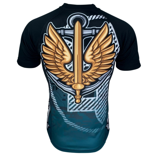 KRAMATAN TACTICAL DESIGN ФУТБОЛКА МОРСЬКА ПІХОТА AQUAMARINE