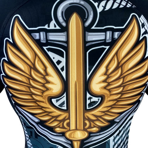 KRAMATAN TACTICAL DESIGN ФУТБОЛКА МОРСЬКА ПІХОТА AQUAMARINE