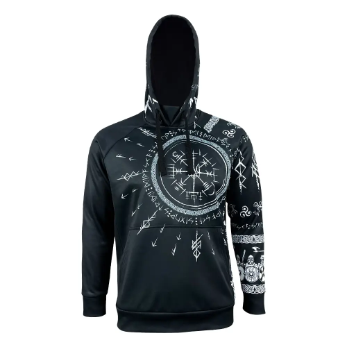 KRAMATAN TACTICAL DESIGN ХУДІ RUNIC ТРИЗУБ