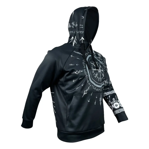 KRAMATAN TACTICAL DESIGN ХУДІ RUNIC ТРИЗУБ