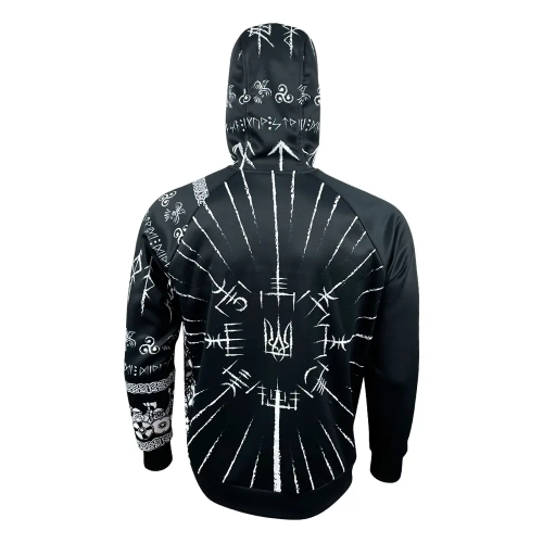 KRAMATAN TACTICAL DESIGN ХУДІ RUNIC ТРИЗУБ