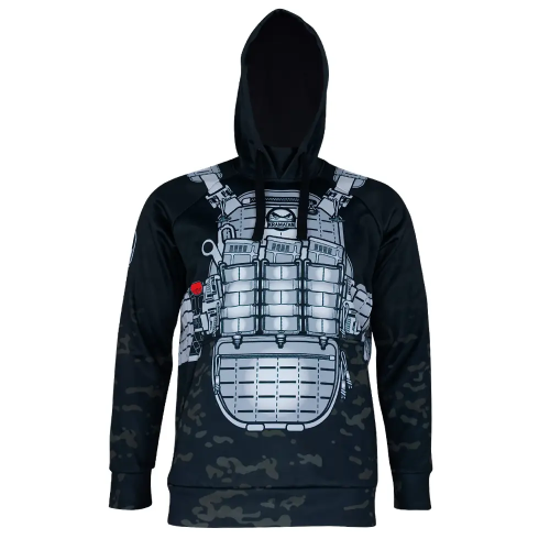 KRAMATAN TACTICAL DESIGN ХУДІ БРОНІК DARK MС
