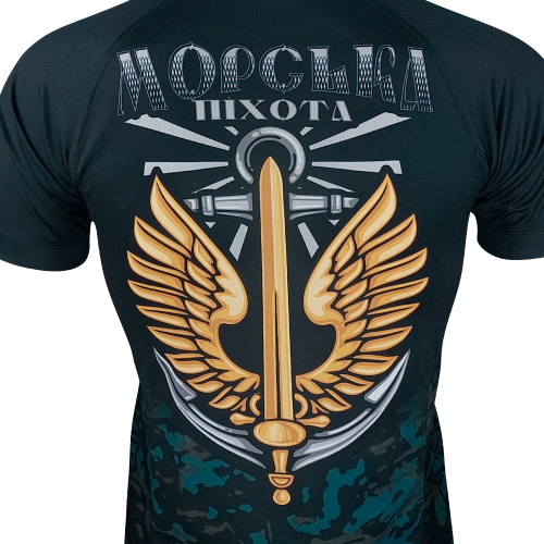 KRAMATAN TACTICAL DESIGN ФУТБОЛКА МОРСКАЯ ПЕХОТА DARK AQUA