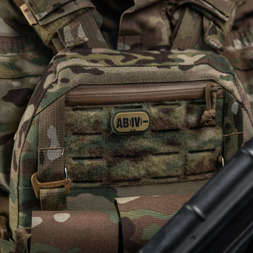 M-TAC MOLLE PATCH ГРУППА КРОВИ AB (IV) - PVC RANGER GREEN