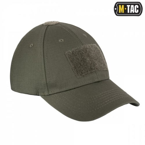 M-TAC БЕЙСБОЛКА З ЛИПУЧКОЮ FLEX РІП-СТОП ARMY OLIVE