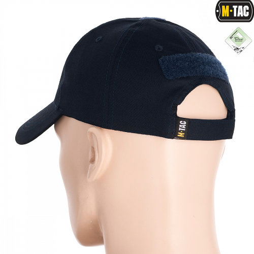 M-TAC БЕЙСБОЛКА З ЛИПУЧКОЮ FLEX РІП-СТОП DARK NAVY BLUE