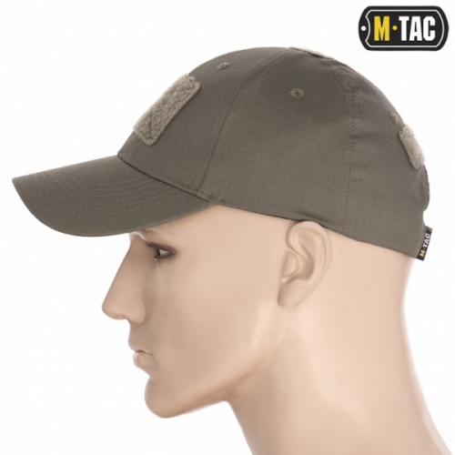 M-TAC БЕЙСБОЛКА З ЛИПУЧКОЮ FLEX РІП-СТОП FOLIAGE GREEN