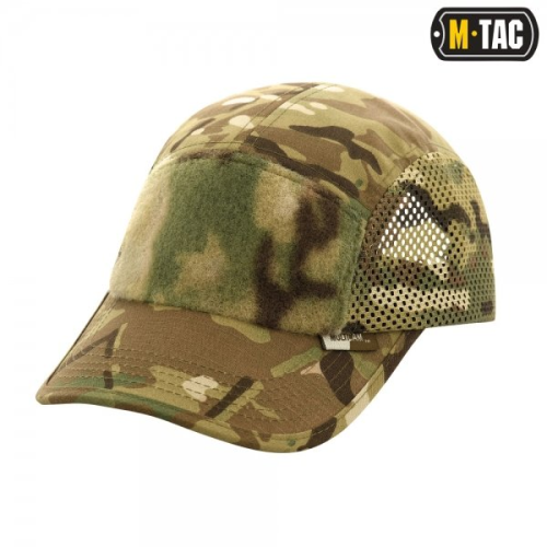 M-TAC БЕЙСБОЛКА ТАКТИЧНА 5-ПАНЕЛЬНА З СІТКОЮ MULTICAM